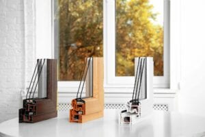 Samples,Of,Modern,Window,Profiles,On,Table,Indoors.,Installation,Service